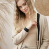 Bluza ze ściągaczami - beżowa