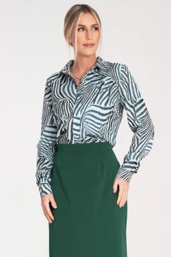 Elegancka koszula z kołnierzykiem - wzór 105