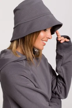 Kapelusz typu bucket hat - antracytowy