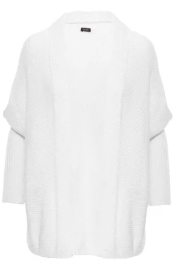Kardigan typu oversize - biały