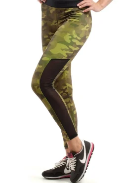 Sportowe legginsy FIT z wstawką na łydce