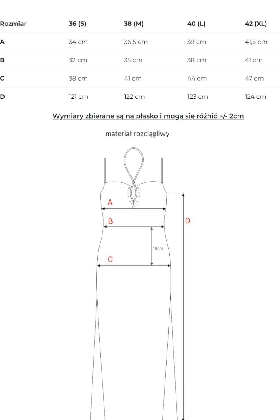 Sukienka maxi z nadrukiem i wiązaniem w dekolcie - model 1