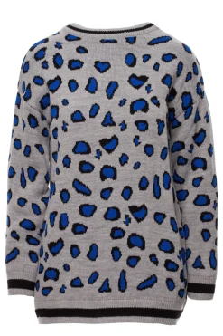 Sweter w lamparcie cętki - model 3