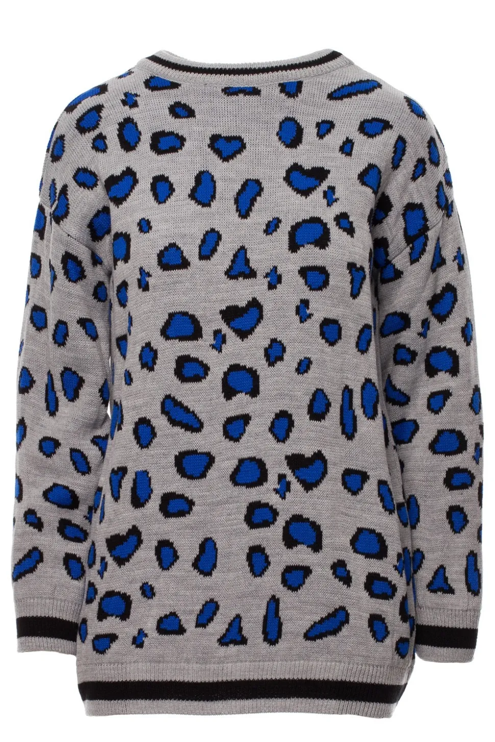 Sweter w lamparcie cętki - model 3
