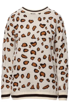 Sweter w lamparcie cętki - model 2