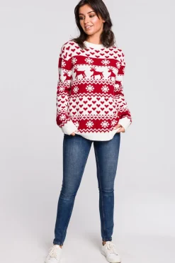 Sweter z motywem świątecznym - model 2