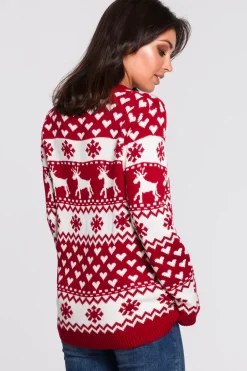 Sweter z motywem świątecznym - model 1