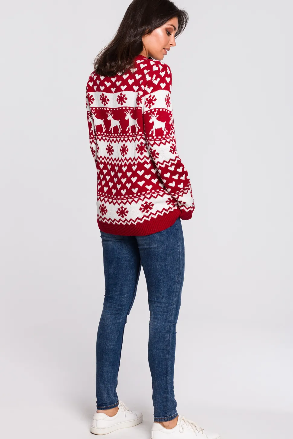 Sweter z motywem świątecznym - model 1