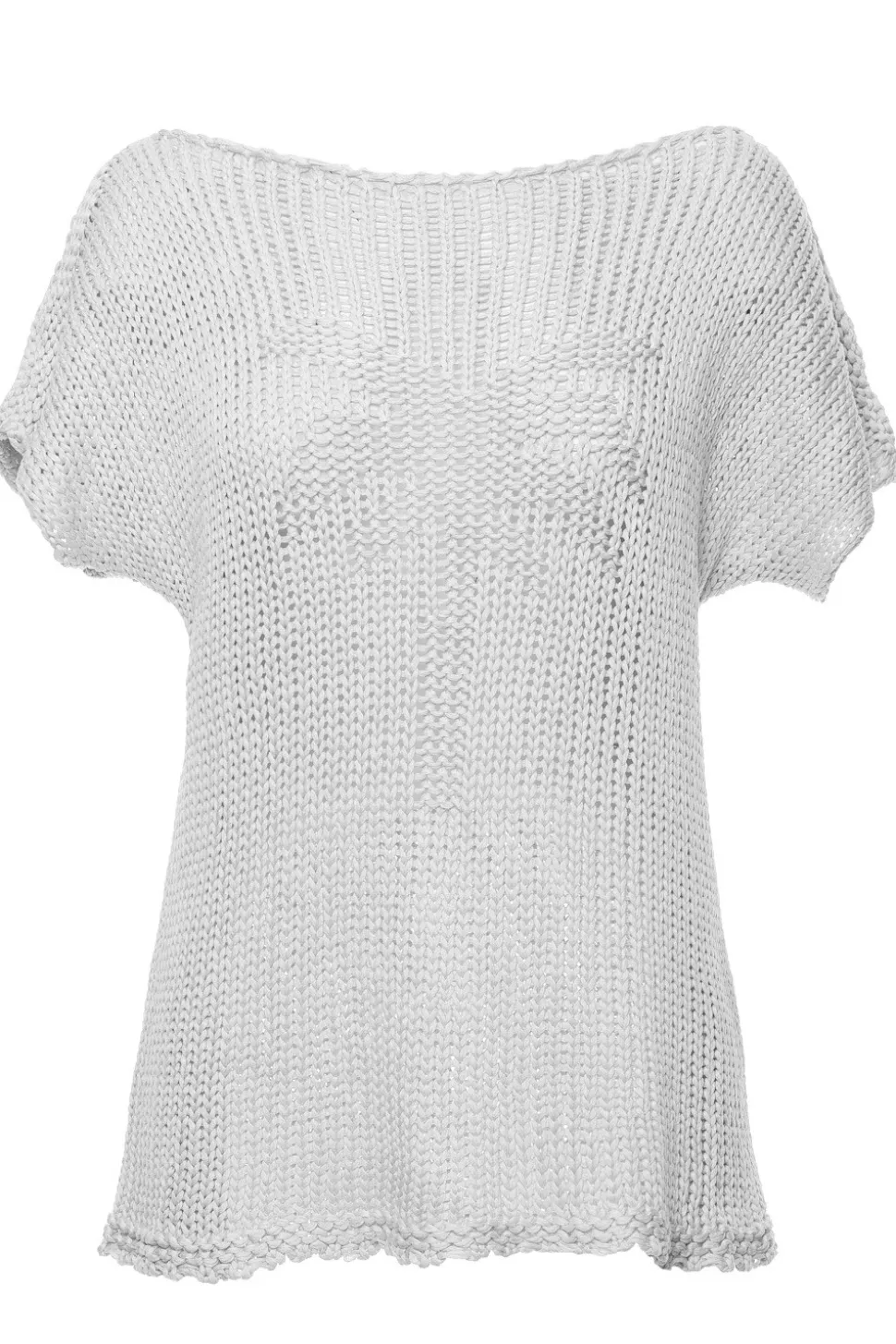 Sweter z palmą - szary