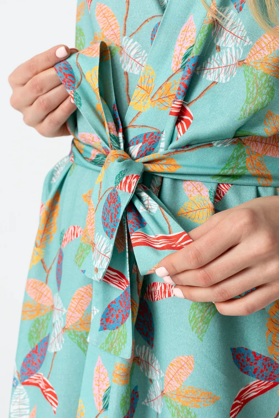 Szlafrok o kroju kimono - model 3