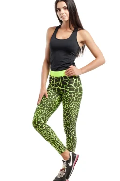 Szykowne legginsy sportowe w deseń - model 2