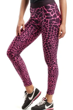 Szykowne legginsy sportowe w deseń - model 1