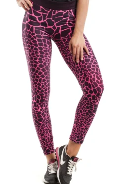 Szykowne legginsy sportowe w deseń - model 1