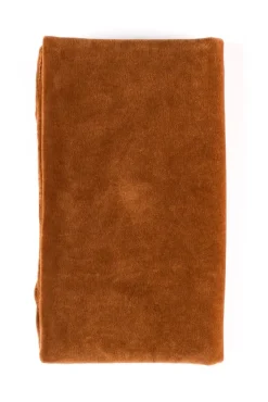 Welurowa kopertówka - koniakowa